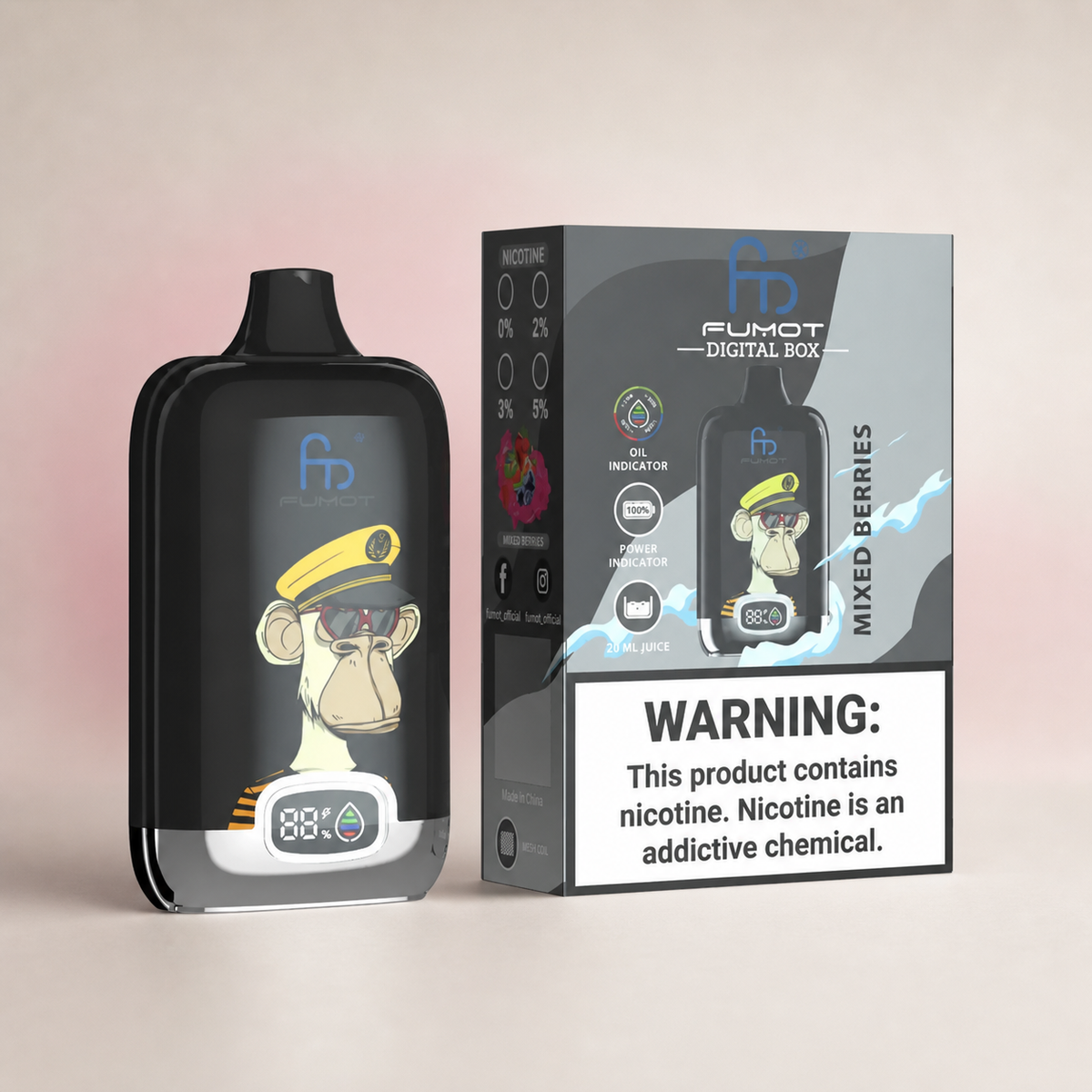 Tornado Vape 12000 – Mixed Berries – zweite Ansicht