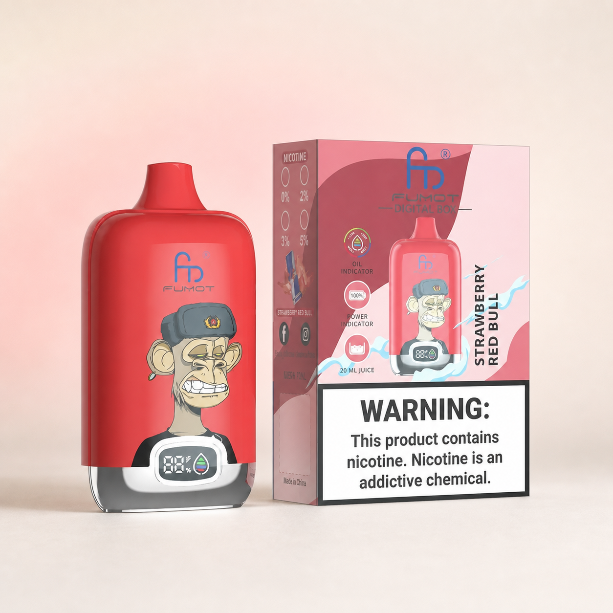 Tornado Vape 12000 – Strawberry Energy – zweite Ansicht