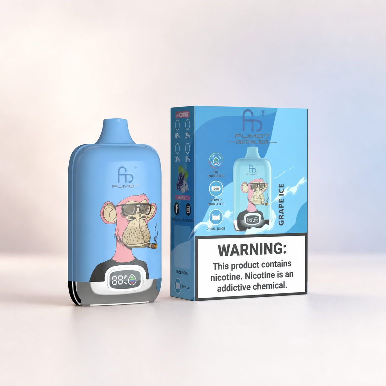 Tornado Vape 12000 – Grape Ice – zweite Ansicht
