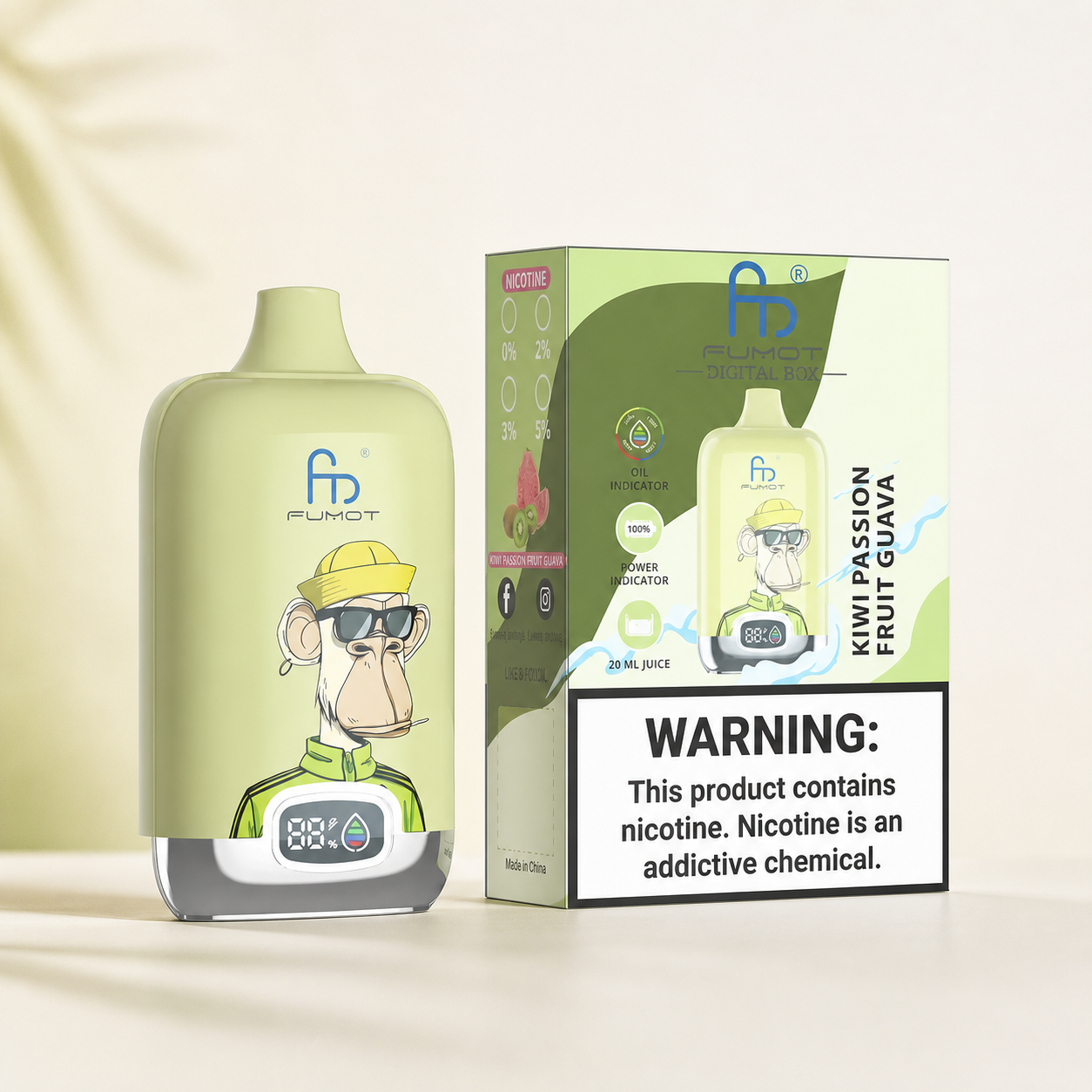Tornado Vape 12000 – Kiwi Passionfruit Guava – Verpackungsansicht