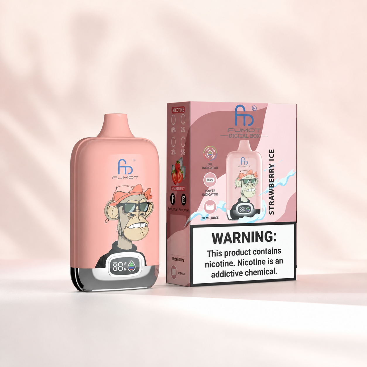 Tornado Vape 12000 – Strawberry Ice – Verpackungsansicht