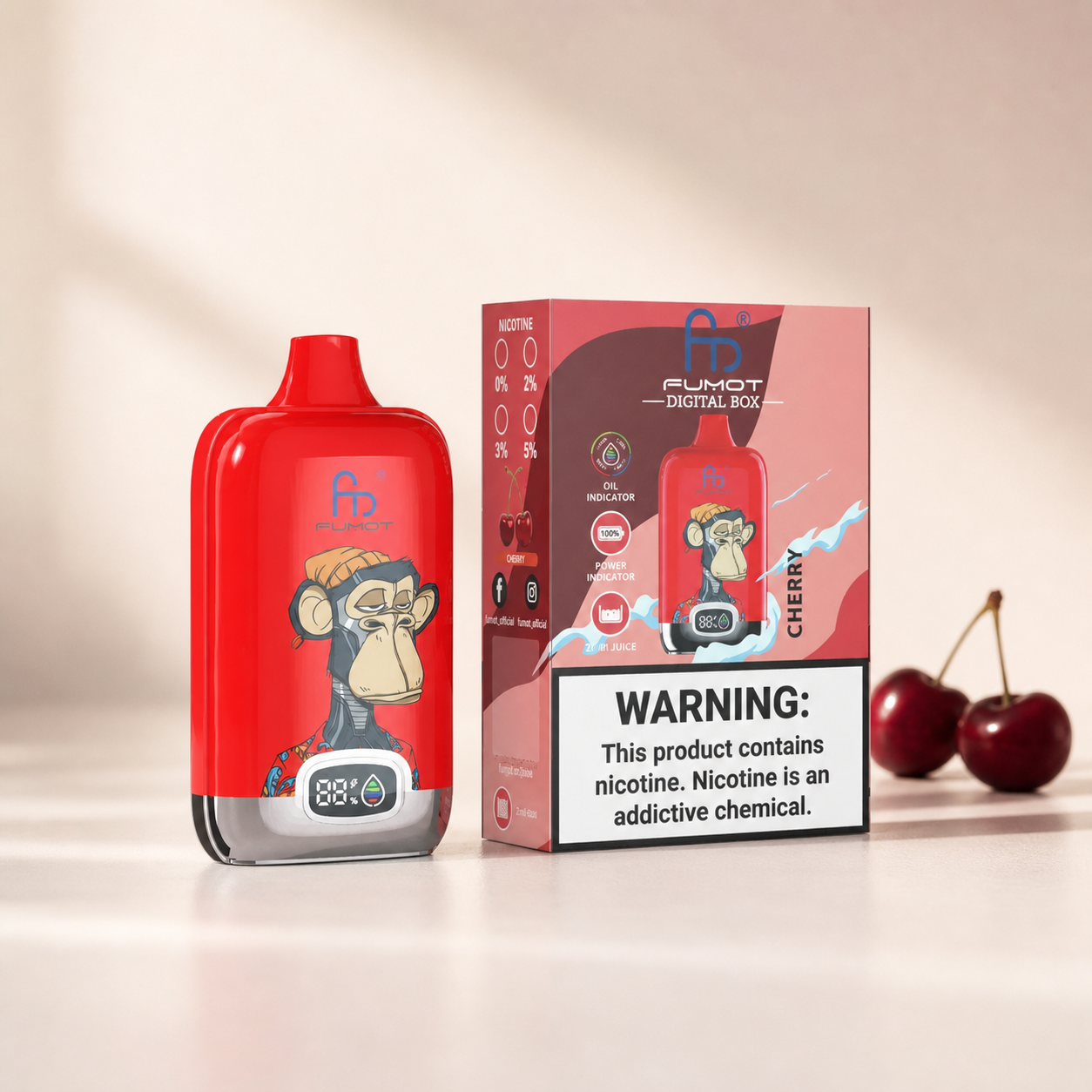 Tornado Vape 12000 – Cherry – Verpackungsansicht