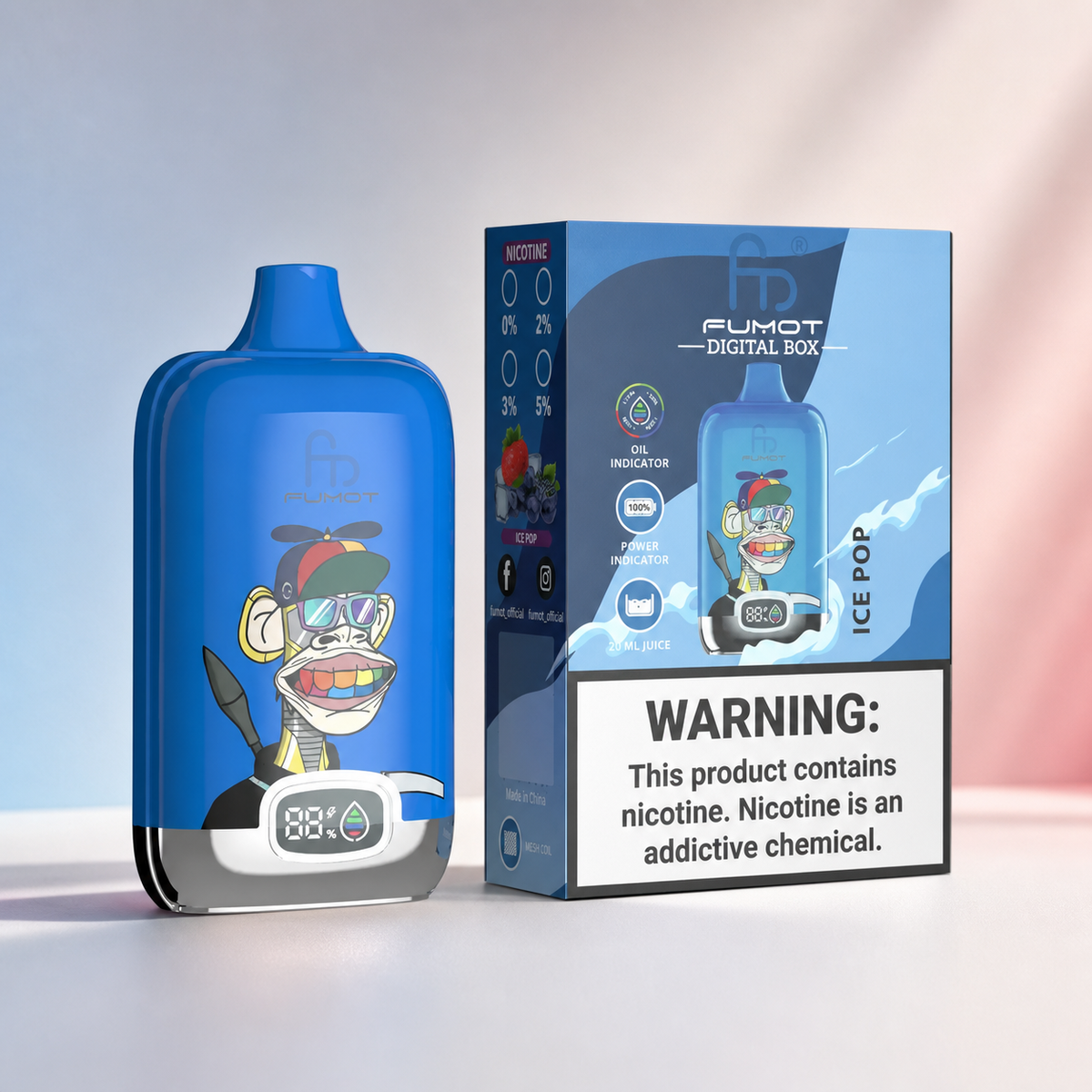 Tornado Vape 12000 – Ice Pop – Verpackungsansicht