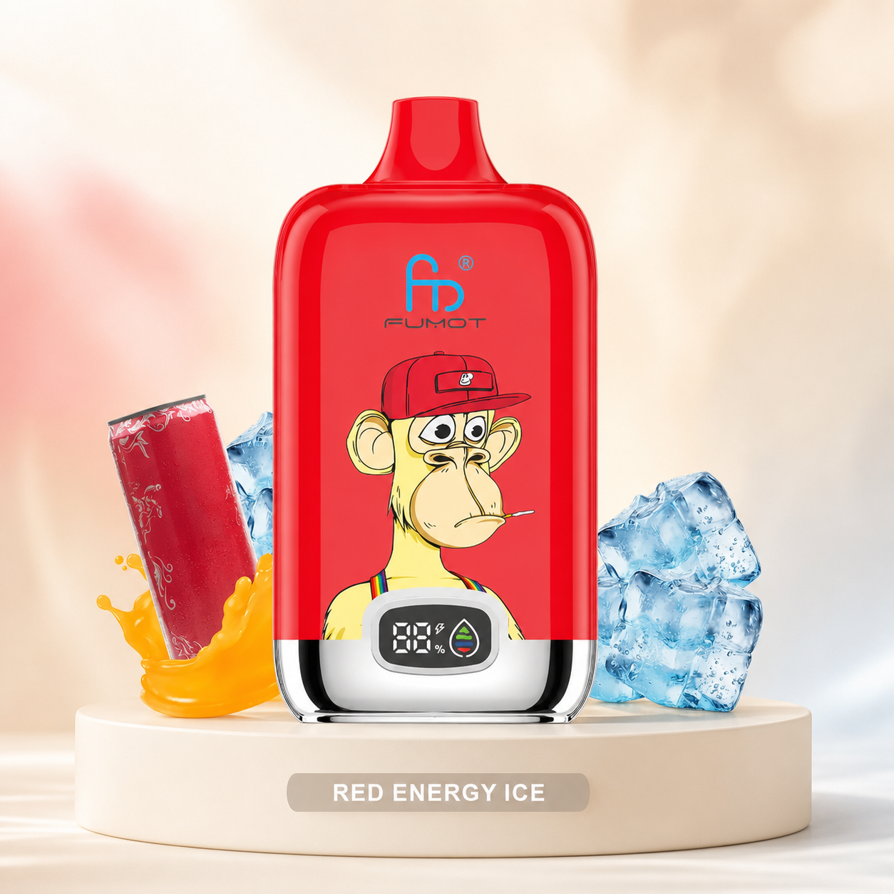 Tornado Vape 12000 – Red Energy Ice – Premium Hauptansicht