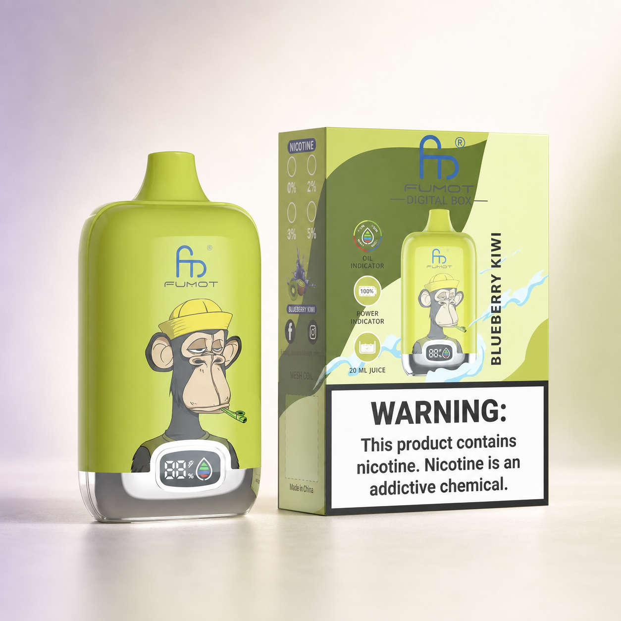Tornado Vape 12000 – Blueberry Kiwi – Verpackungsansicht
