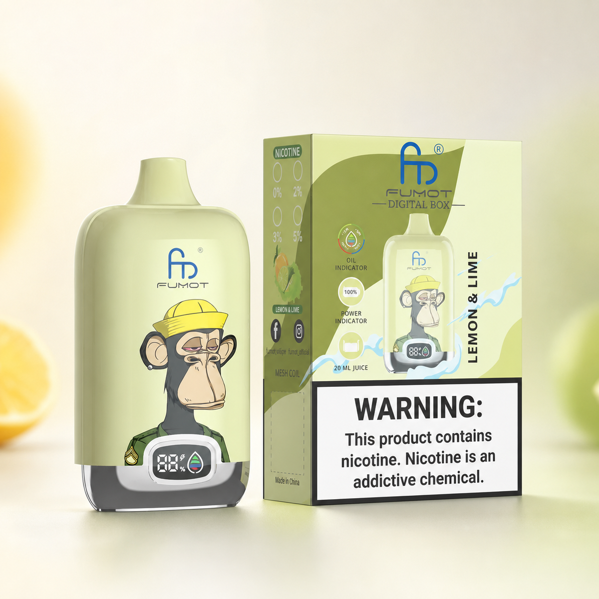 Tornado Vape 12000 – Lemon & Lime – Verpackungsansicht