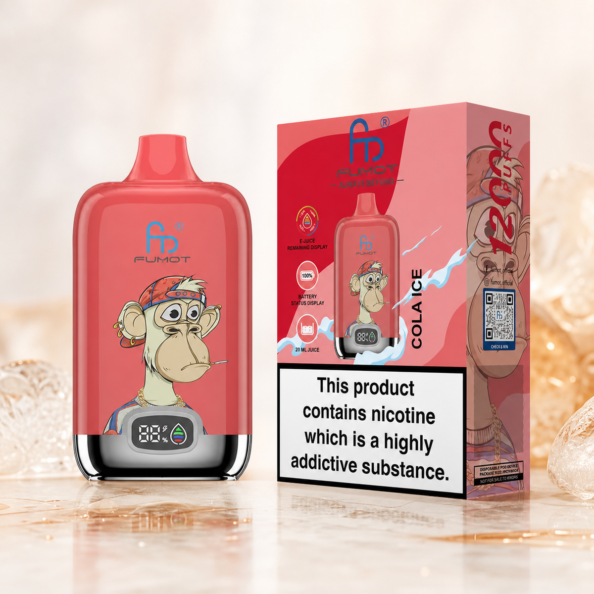 Tornado Vape 12000 – Cola Ice – Verpackungsansicht