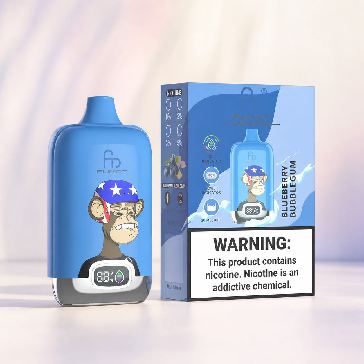 Tornado Vape 12000 – Blueberry Bubblegum – Verpackungsansicht