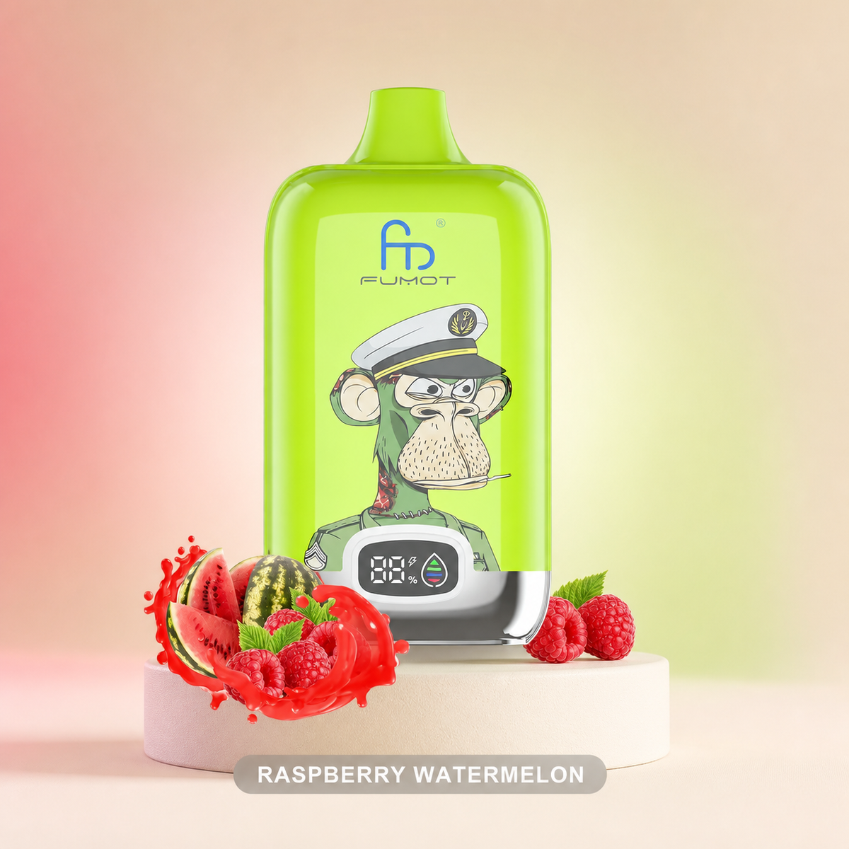 Tornado Vape 12000 – Raspberry Watermelon – Premium Hauptansicht