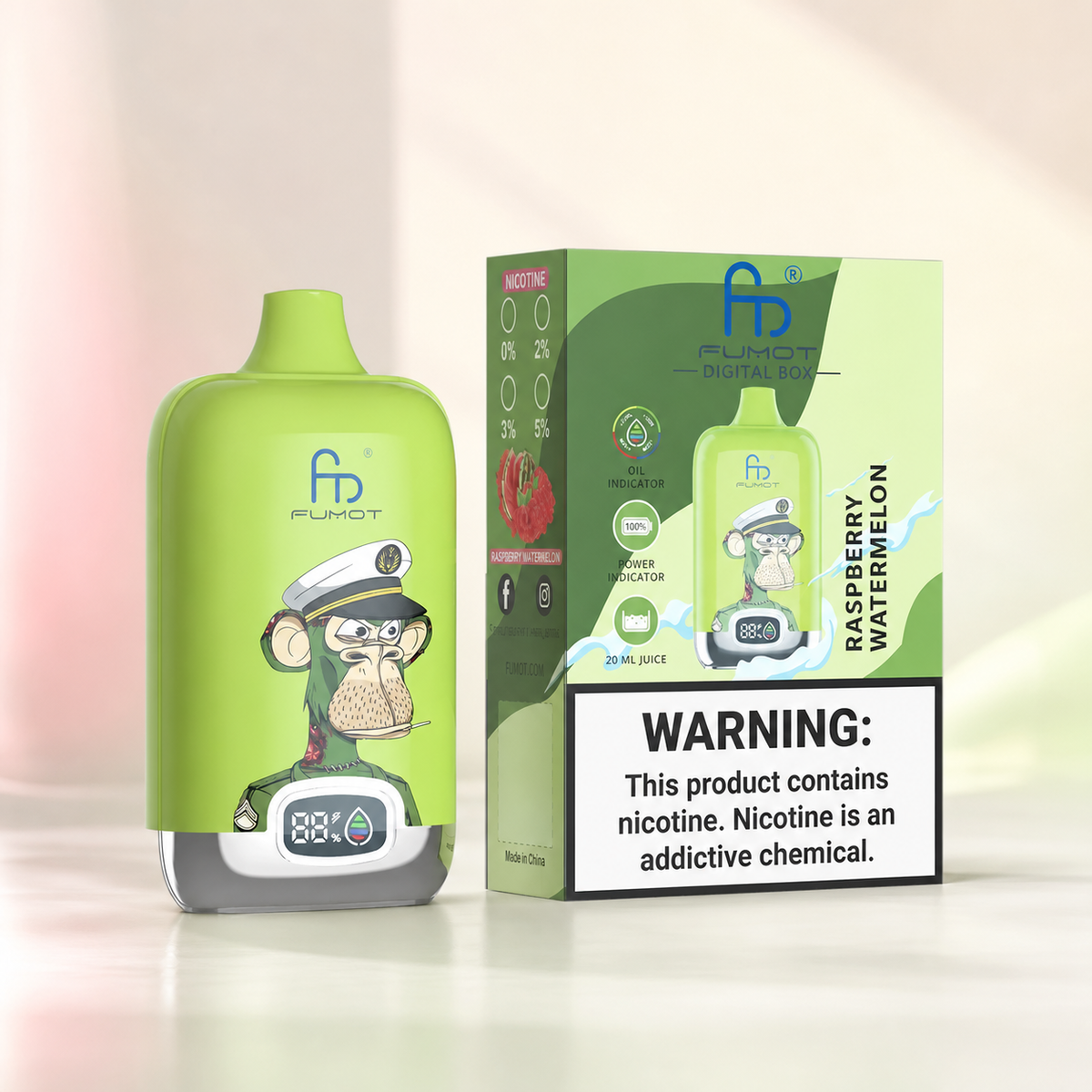Tornado Vape 12000 – Raspberry Watermelon – Verpackungsansicht