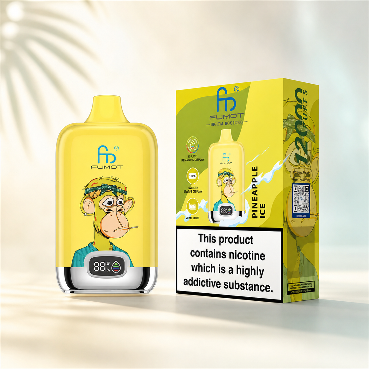 Tornado Vape 12000 – Pineapple Ice – Verpackungsansicht