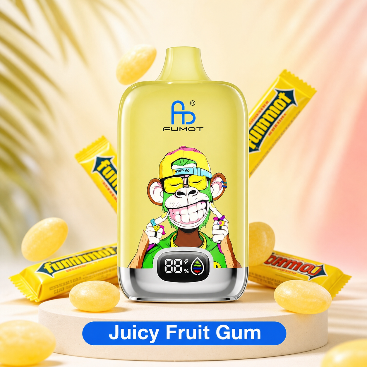 RandM Tornado 12000 Juicy Fruit Gum – Produktansicht