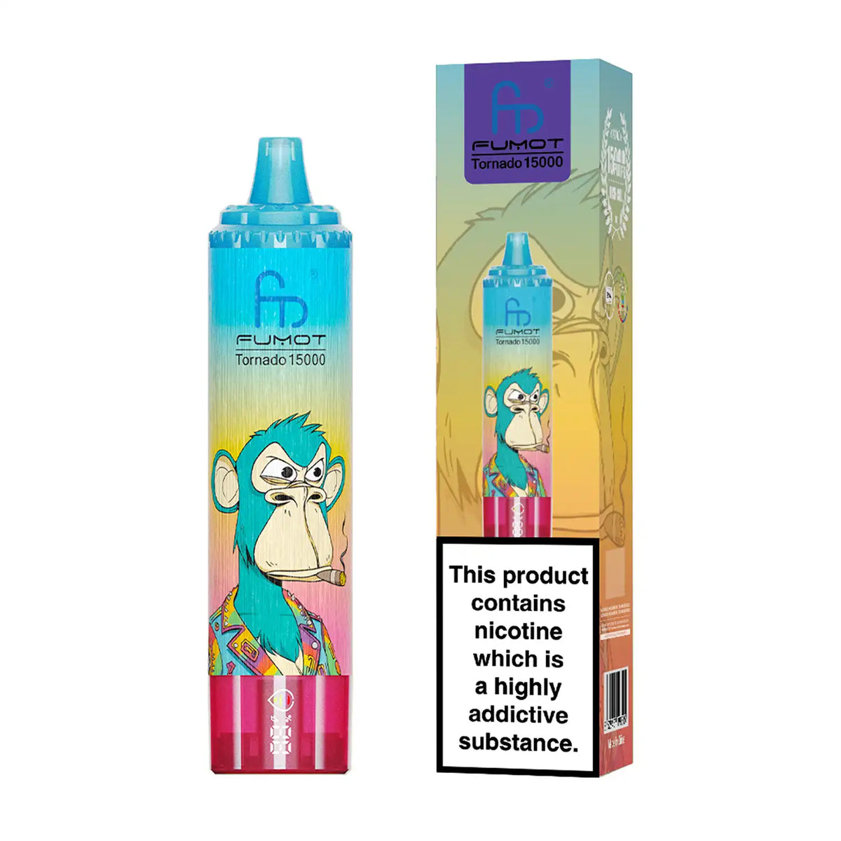 RandM Tornado Vape 15000 – Tornado Vape 15000 - Blue Razz Gummy Bear