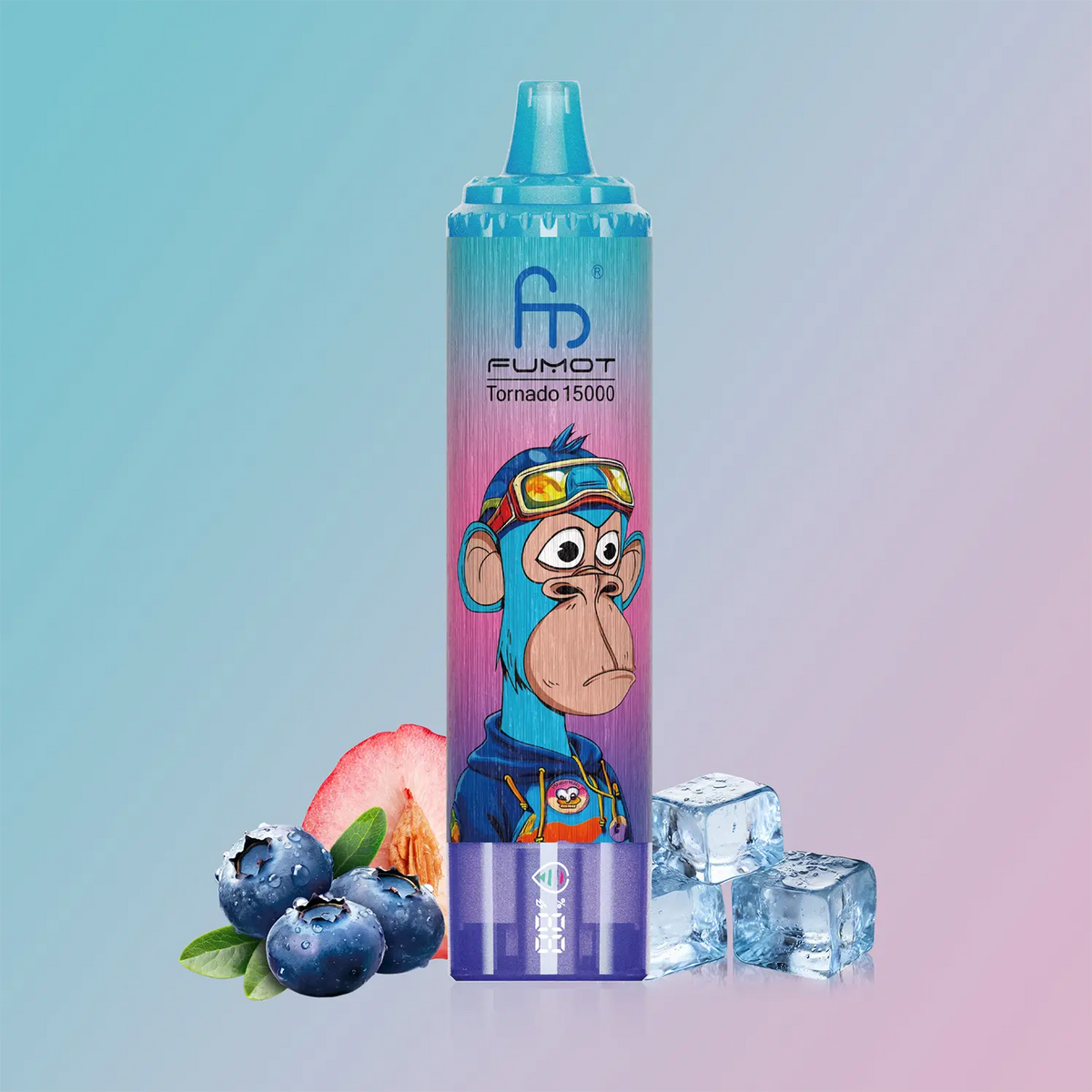 RandM Tornado Vape 15000 – Tornado Vape 15000 - Blueberry Peach Ice