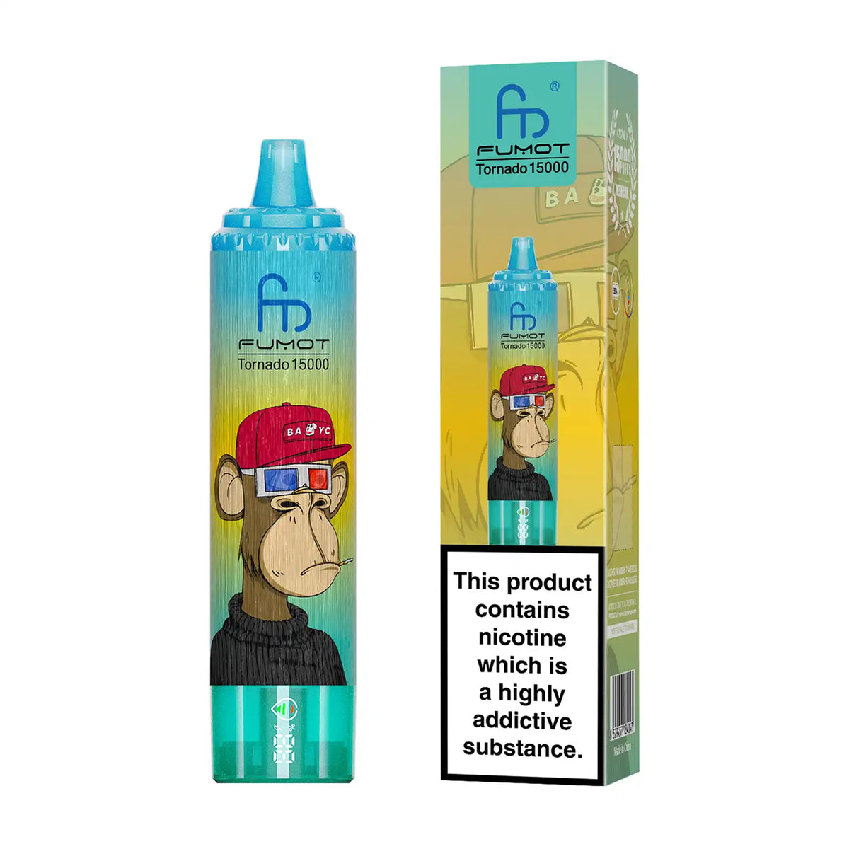 RandM Tornado Vape 15000 – Tornado Vape 15000 - Cactus Kiwi