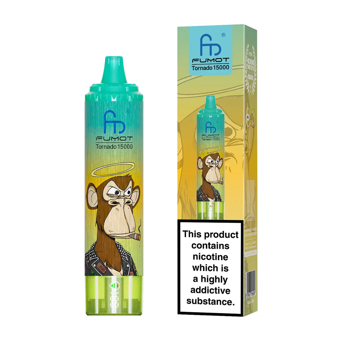 RandM Tornado Vape 15000 – Tornado Vape 15000 - Green Apple Citrus Menthol