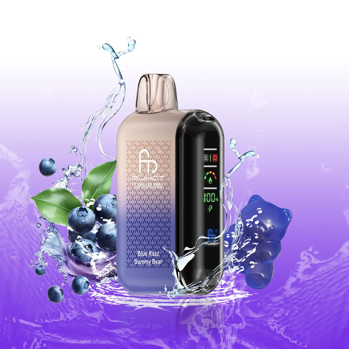 Fumot Tornado Vape 20000 – Fumot Tornado Vape 20000 - Blue Razz Gummy Bear