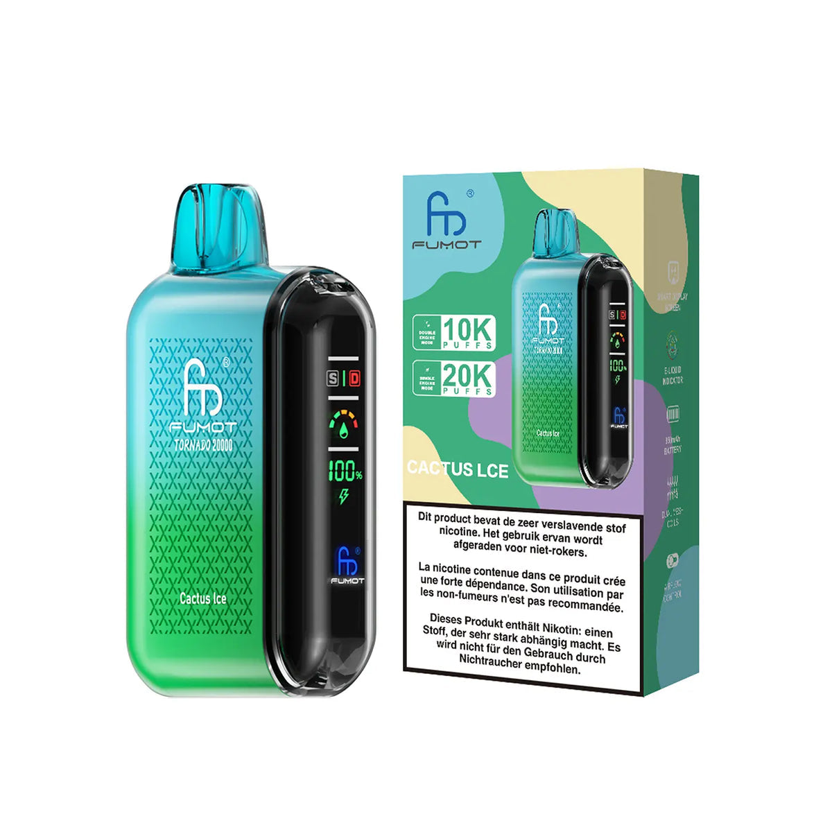 Fumot Tornado Vape 20000 – Fumot Tornado Vape 20000 - Cactus Ice