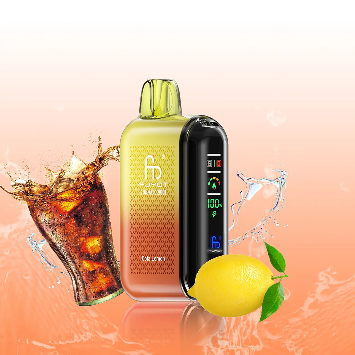 Fumot Tornado Vape 20000 – Fumot Tornado Vape 20000 - Cola Lemon