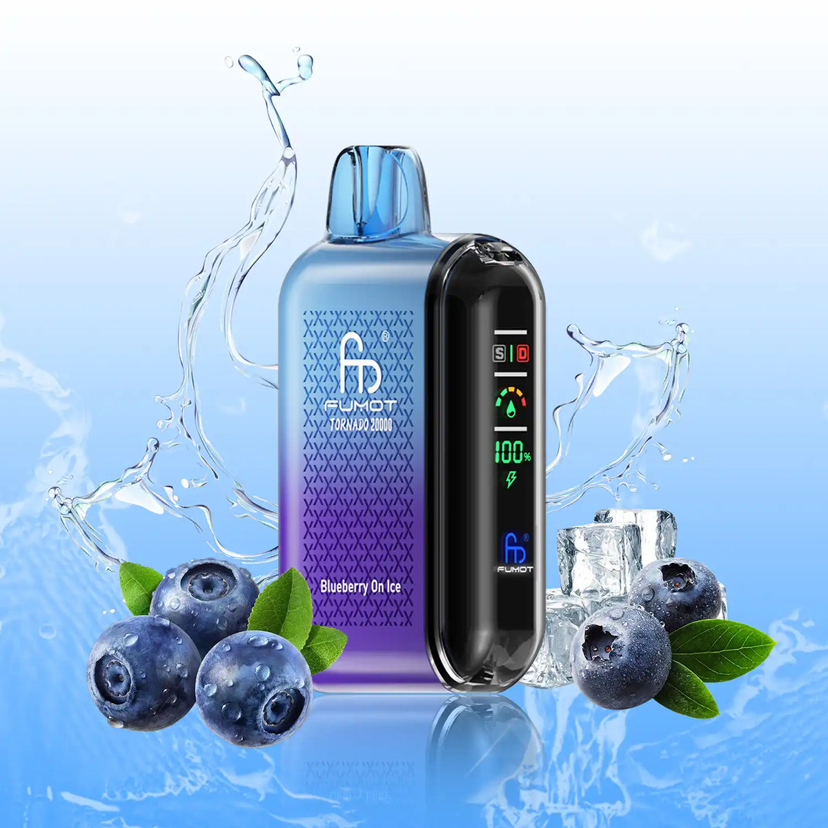 Fumot Tornado Vape 20000 – Fumot Tornado Vape 20000 - Blueberry on Ice