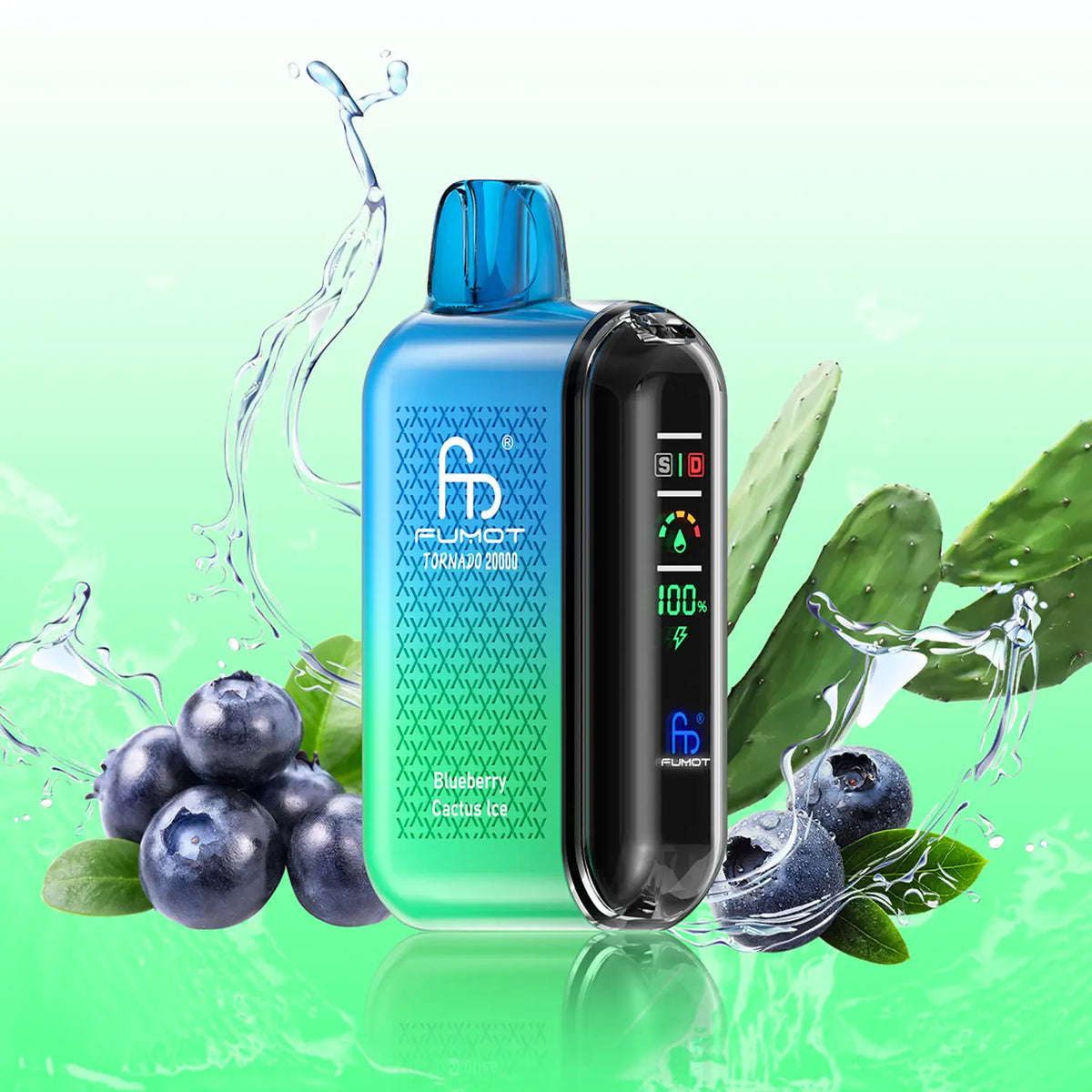 Fumot Tornado Vape 20000 – Fumot Tornado Vape 20000 - Blueberry Cactus Ice