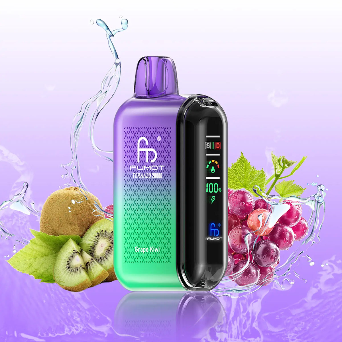 Fumot Tornado Vape 20000 – Fumot Tornado Vape 20000 - Grape Kiwi