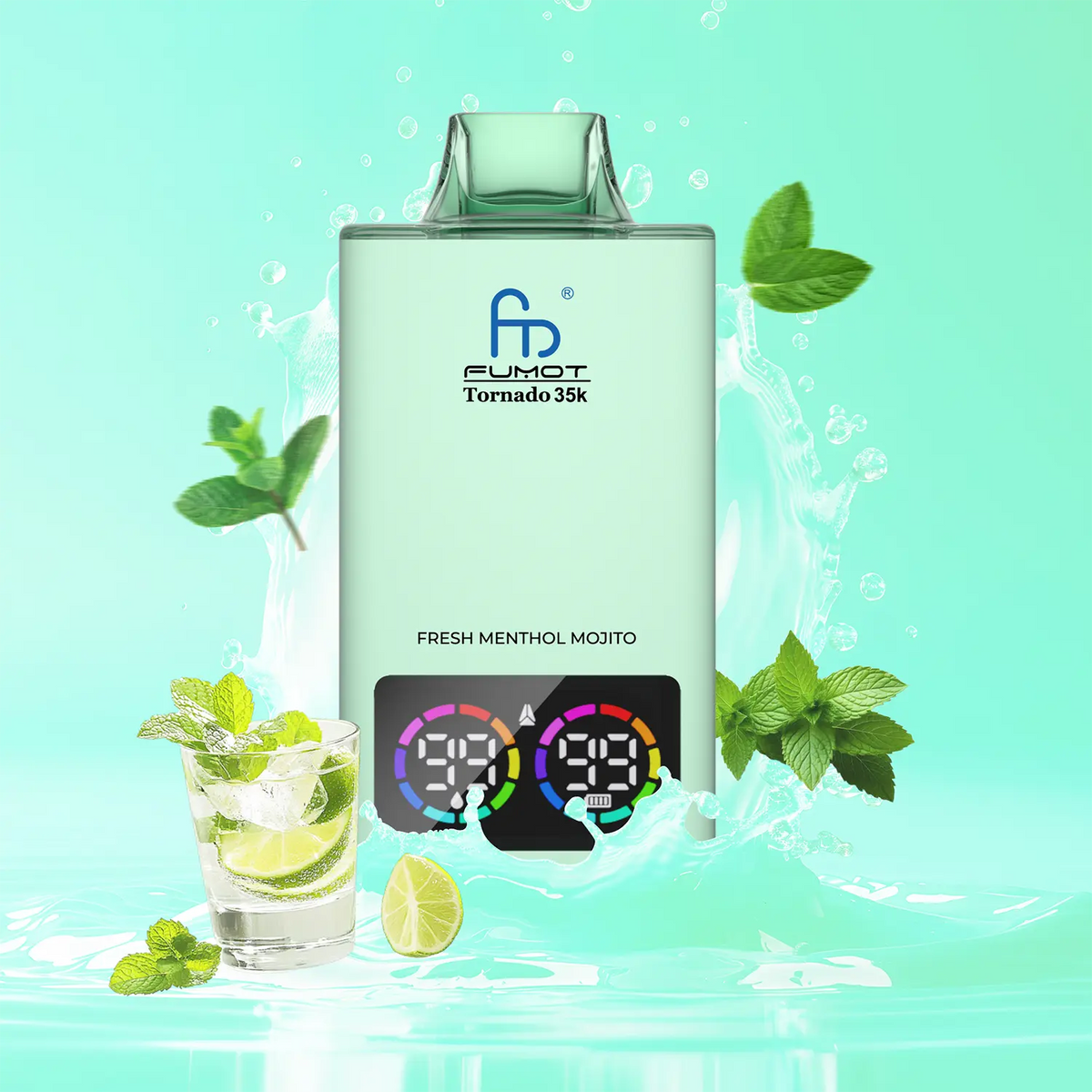 Fumot Tornado Vape 35000 – Fumot Tornado 35000 - Fresh Menthol Mojito Hauptbild