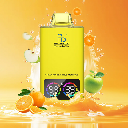 Fumot Tornado Vape 35000 – Fumot Tornado 35000 - Green Apple Citrus Menthol Hauptbild