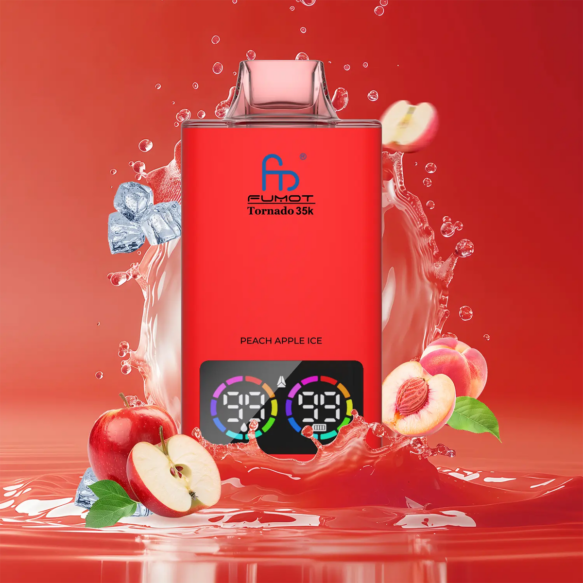 Fumot Tornado Vape 35000 – Fumot Tornado 35000 - Peach Apple Ice Hauptbild