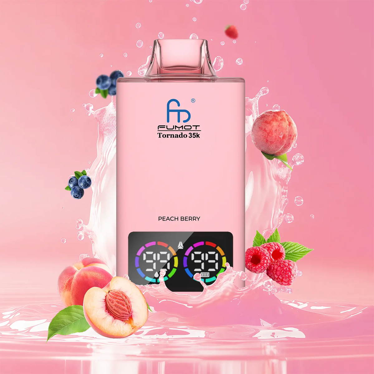 Fumot Tornado Vape 35000 – Fumot Tornado 35000 - Peach Berry Hauptbild