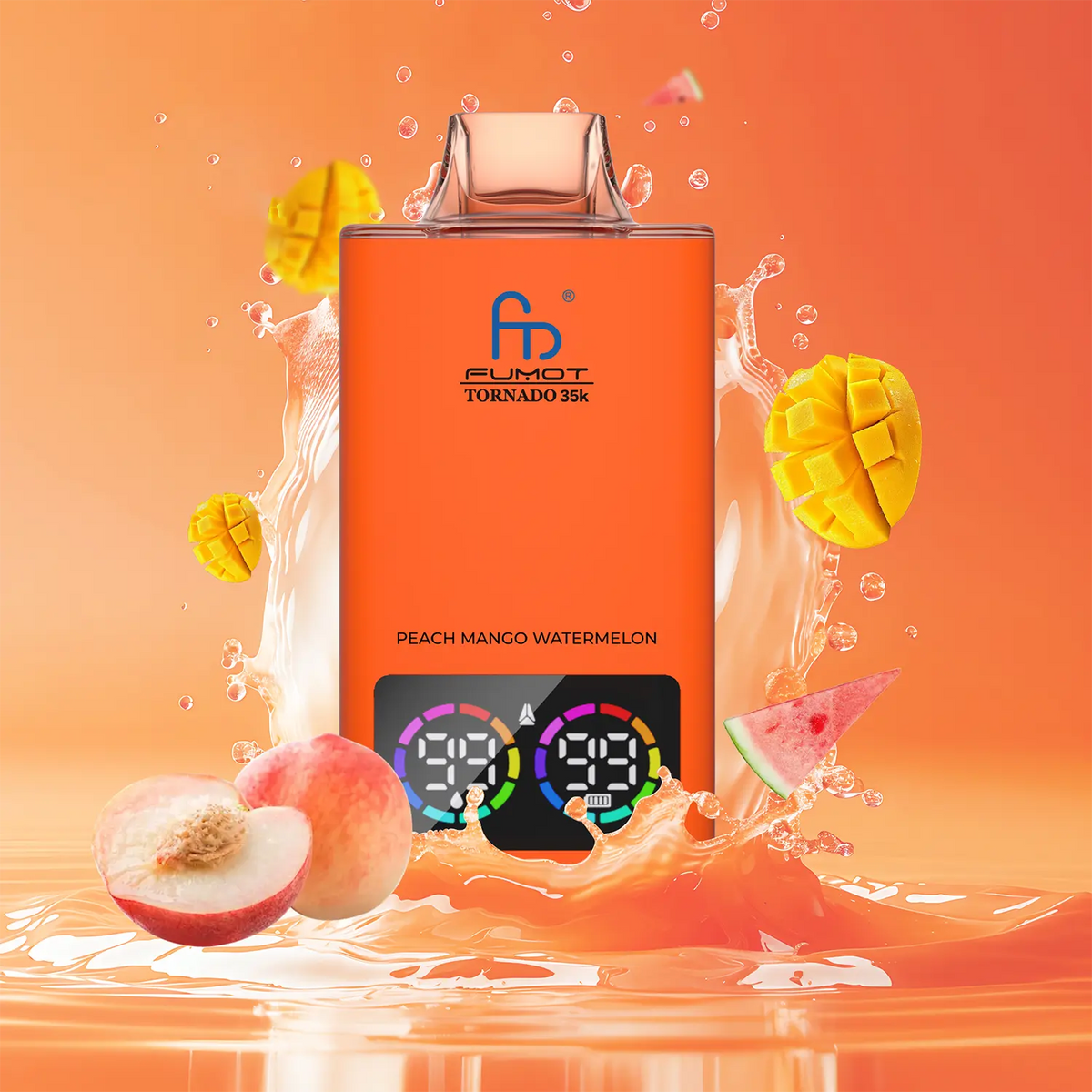 Fumot Tornado Vape 35000 – Fumot Tornado 35000 - Peach Mango Watermelon Hauptbild