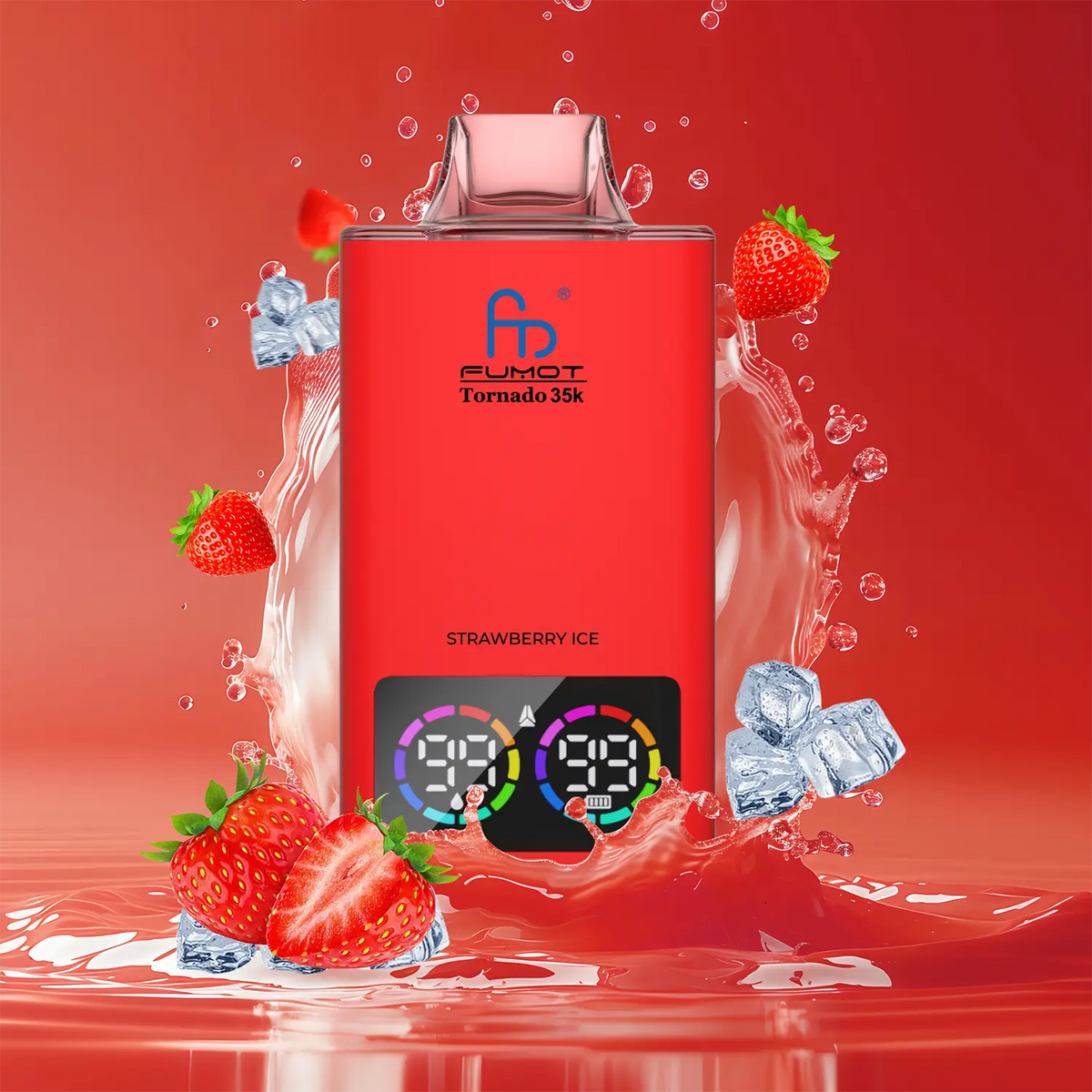 Fumot Tornado Vape 35000 – Fumot Tornado 35000 - Strawberry Ice Hauptbild