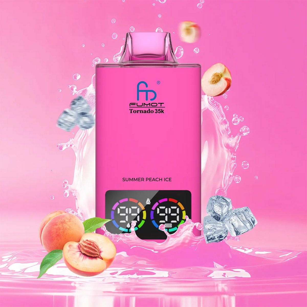 Fumot Tornado Vape 35000 – Fumot Tornado 35000 - Summer Peach Ice Hauptbild