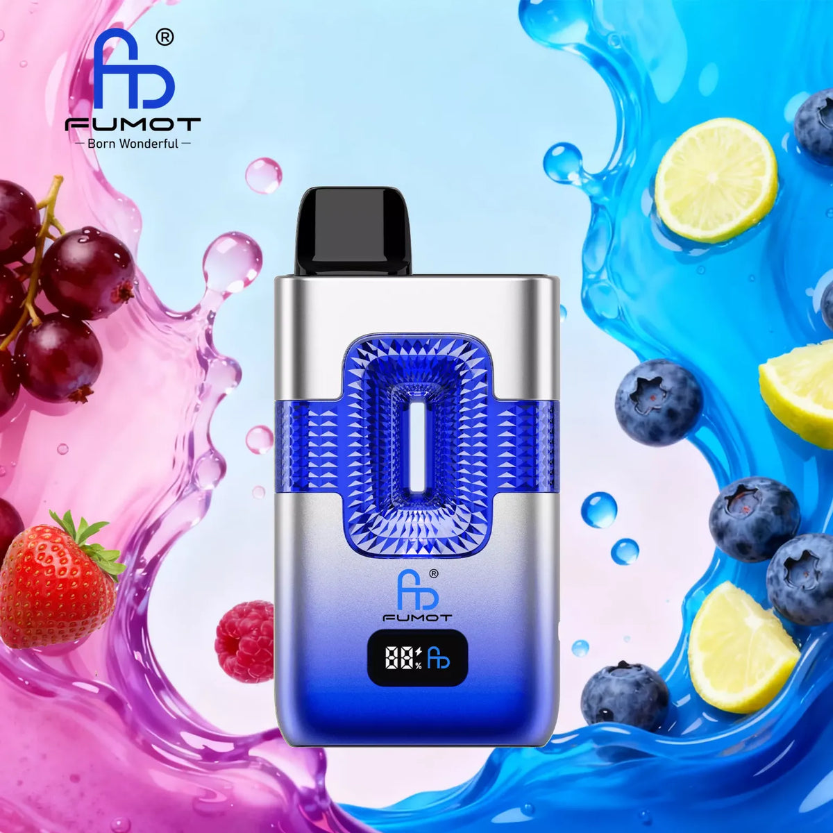 Fumot Tornado Vape 50000 - Eco 2in1 – Fumot Tornado Vape 50000 - Black Mamba & Mr. Blue
