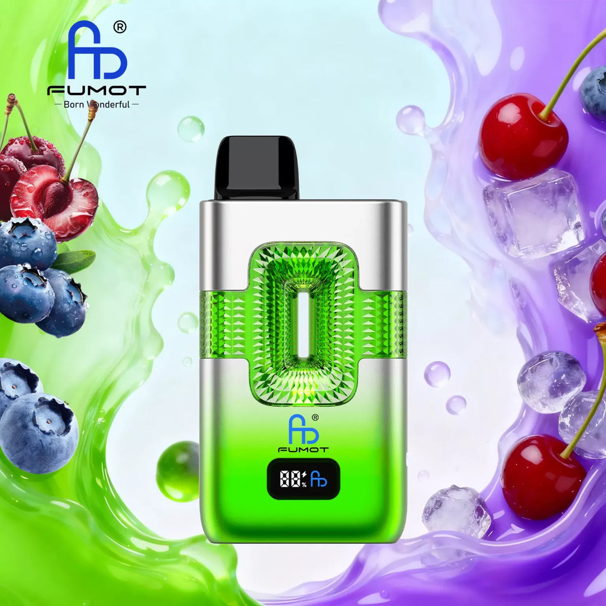 Fumot Tornado Vape 50000 - Eco 2in1 – Fumot Tornado Vape 50000 - Cherry Ice & Bluerazz Cherry