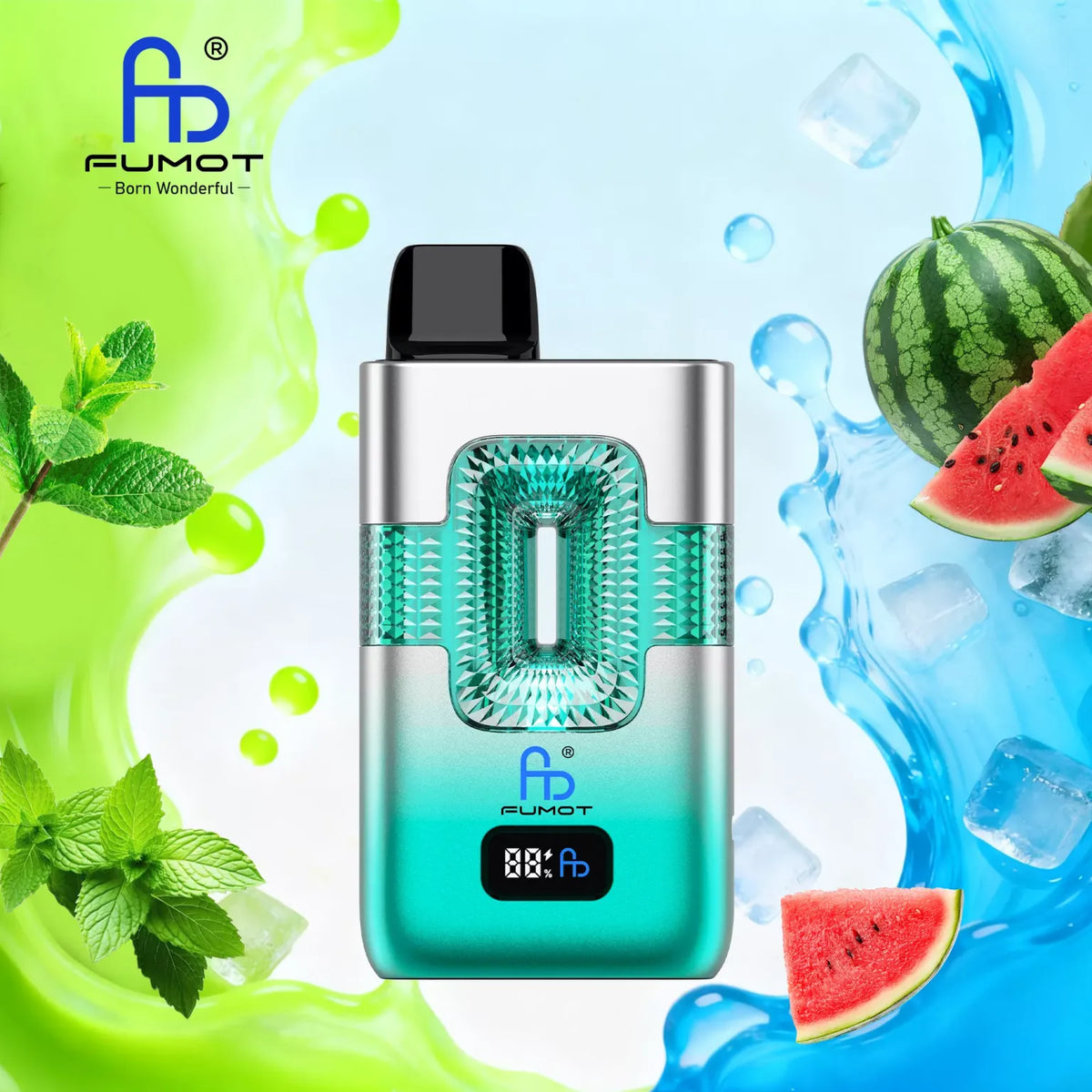 Fumot Tornado Vape 50000 - Eco 2in1 – Fumot Tornado Vape 50000 - Cool Mint & Watermelon Ice
