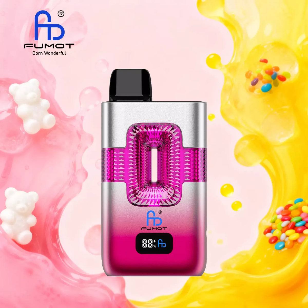 Fumot Tornado Vape 50000 - Eco 2in1 – Fumot Tornado Vape 50000 - Gummy Bear & Skittles