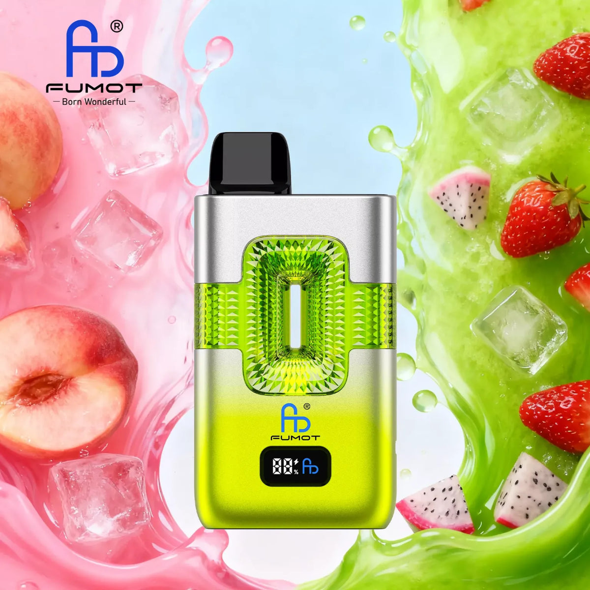 Fumot Tornado Vape 50000 - Eco 2in1 – Fumot Tornado Vape 50000 - Peach Ice & White Mamba