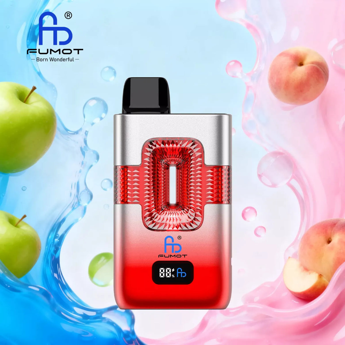 Fumot Tornado Vape 50000 - Eco 2in1 – Fumot Tornado Vape 50000 - Sour Apple & Juicy Peach