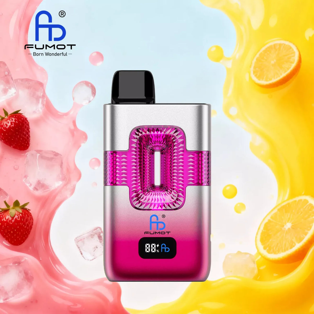 Fumot Tornado Vape 50000 - Eco 2in1 – Fumot Tornado Vape 50000 - Strawberry Ice & Huckleberry