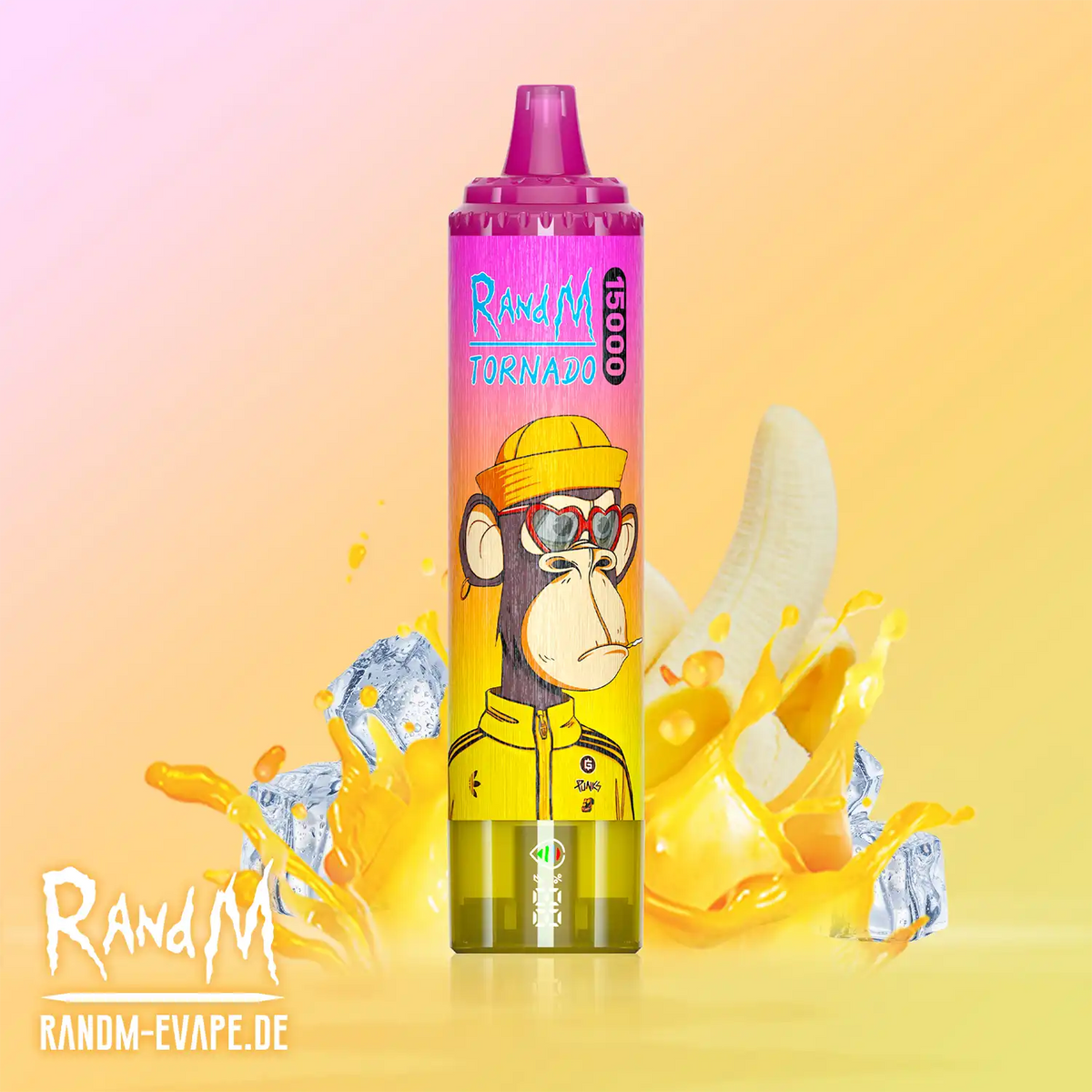 RandM Tornado Vape 15000 – Tornado Vape 15000 - Banana Ice
