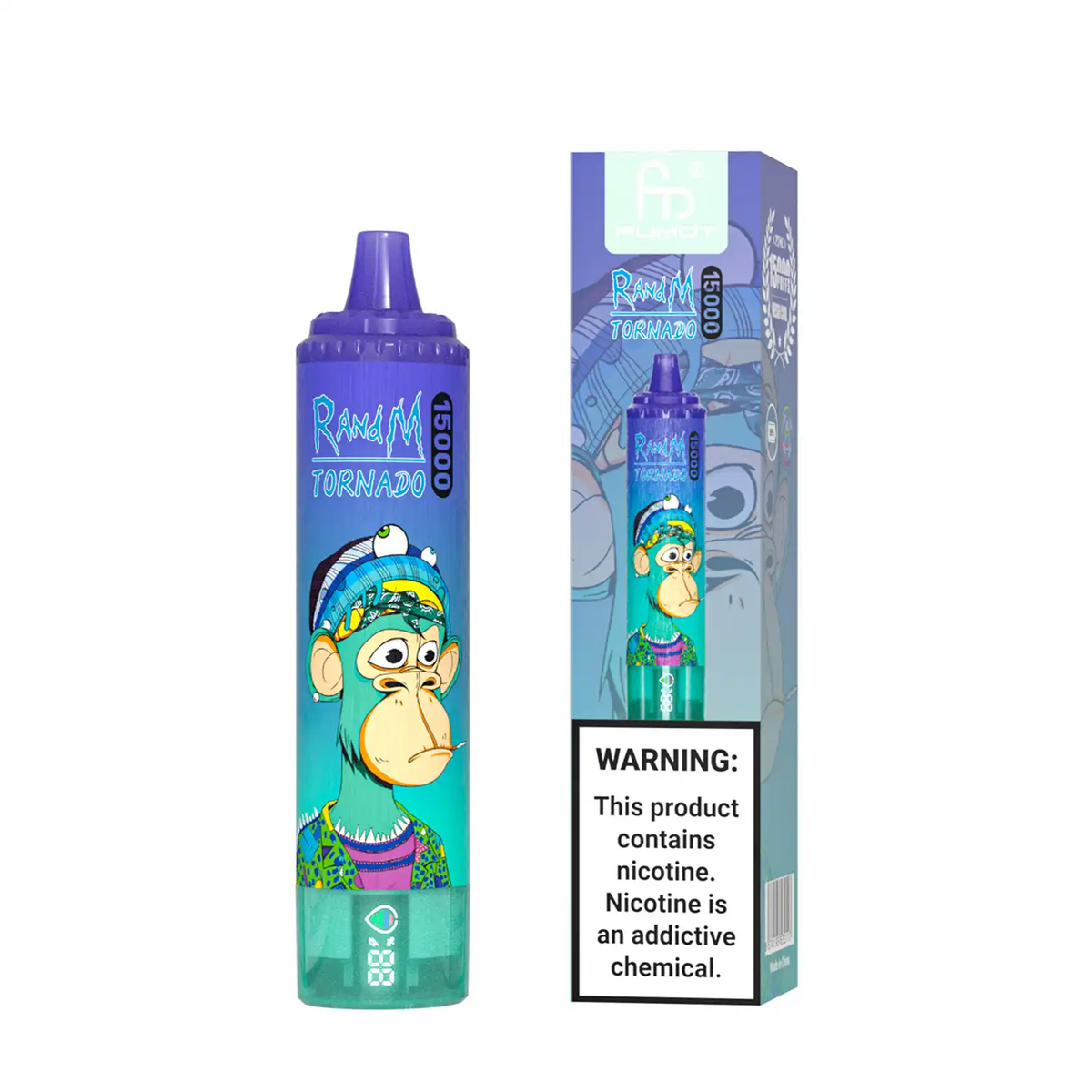 RandM Tornado Vape 15000 – Tornado Vape 15000 - Blueberry On Ice