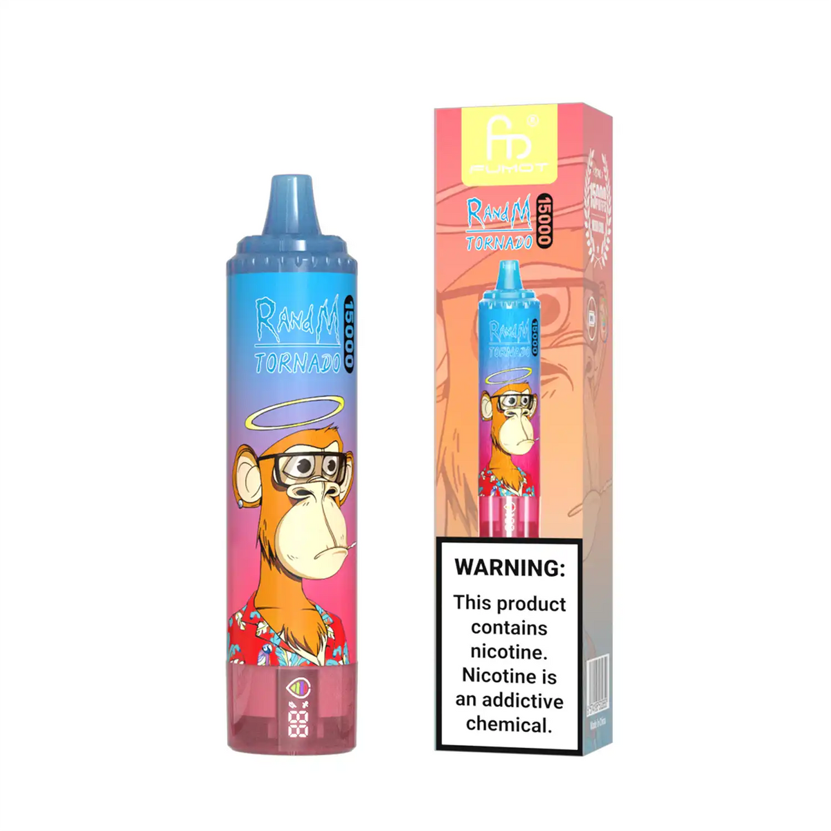 RandM Tornado Vape 15000 – Tornado Vape 15000 - Blue Razz Cherry