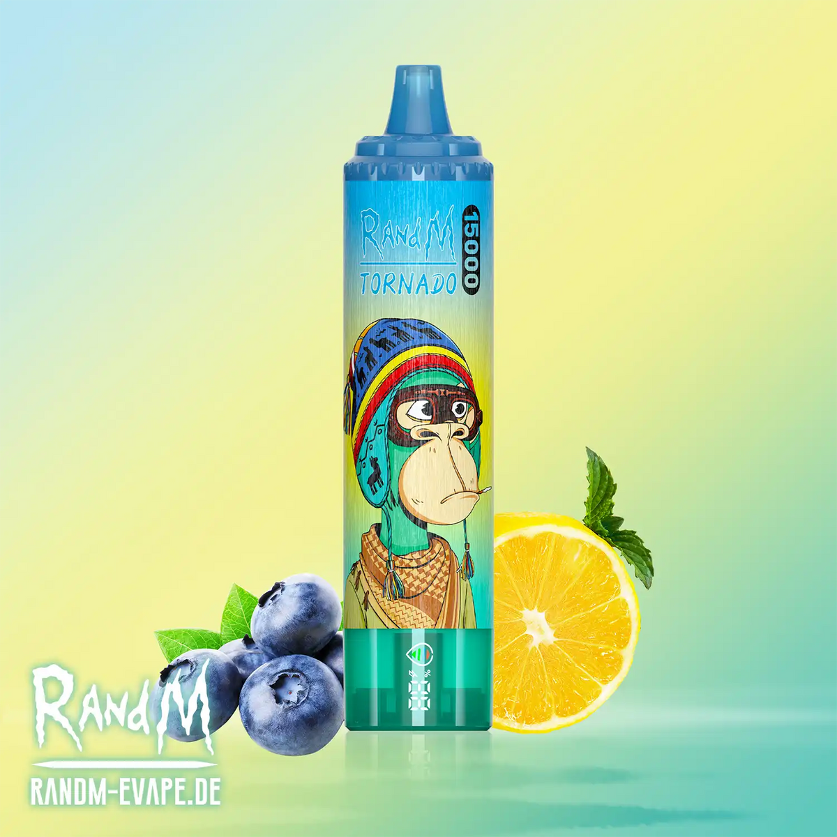 RandM Tornado Vape 15000 – Tornado Vape 15000 - Blue Razz Lemonade