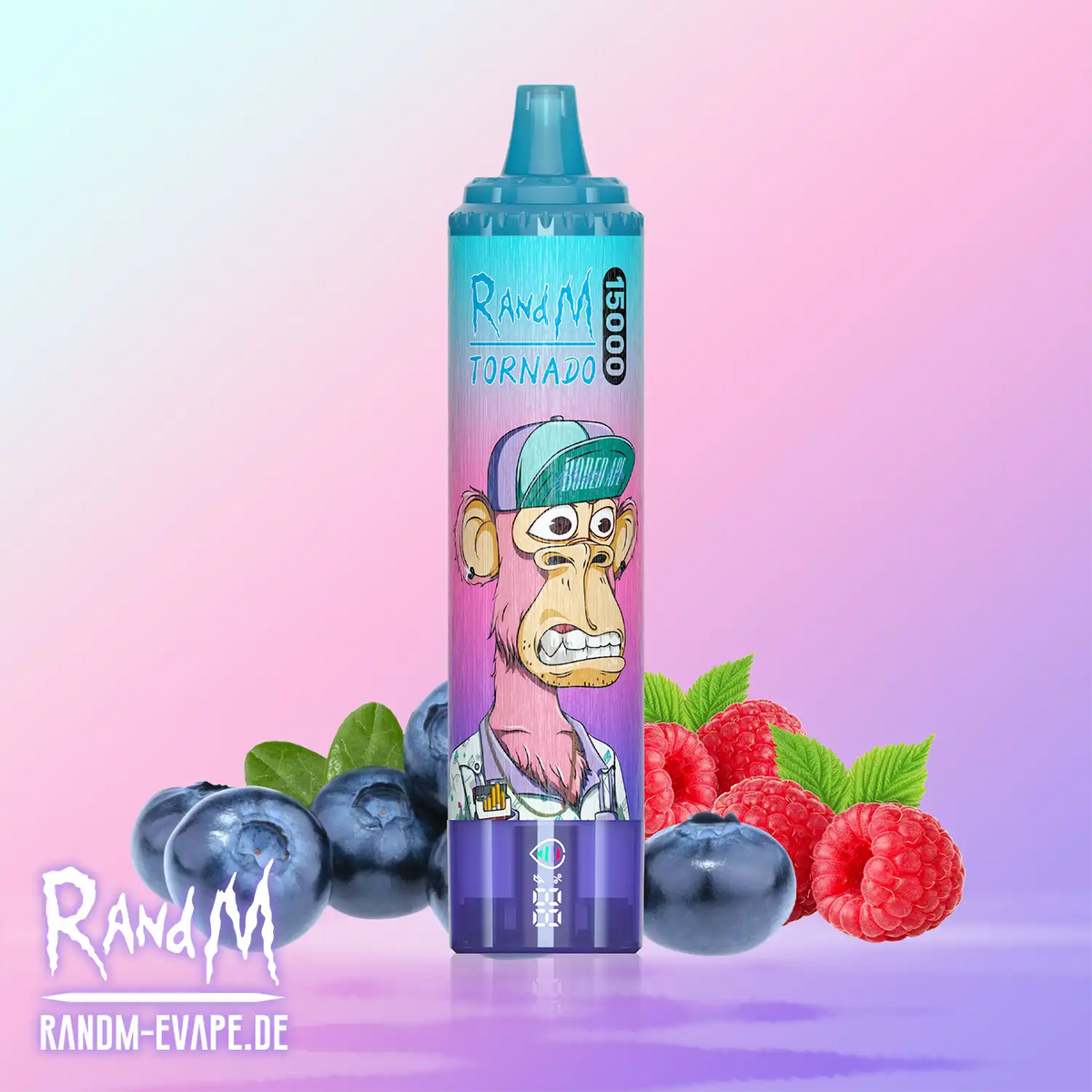 RandM Tornado Vape 15000 – Tornado Vape 15000 - Blueberry Raspberry