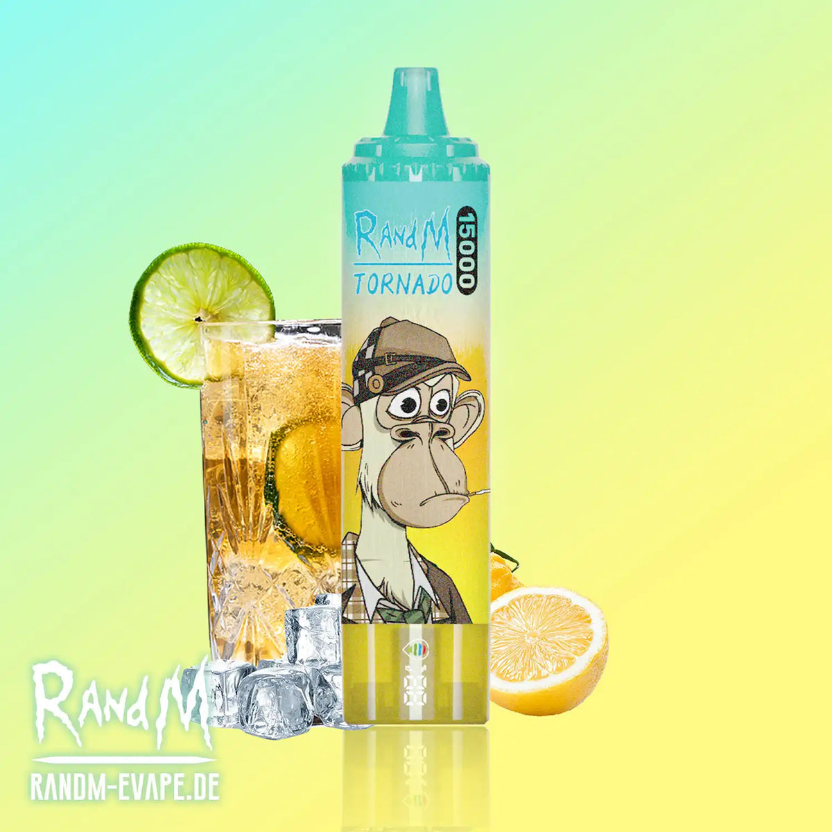 RandM Tornado Vape 15000 – Tornado Vape 15000 - Ice Tea Lemon Ice