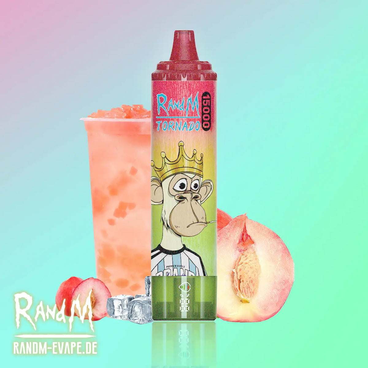 RandM Tornado Vape 15000 – Tornado Vape 15000 - Ice Tea Peach Ice