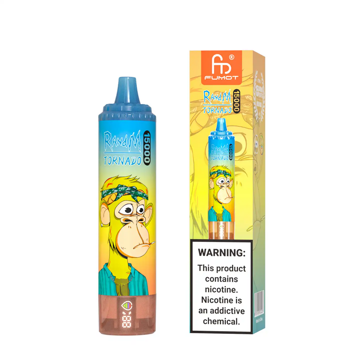 RandM Tornado Vape 15000 – Tornado Vape 15000 - Peach Mango