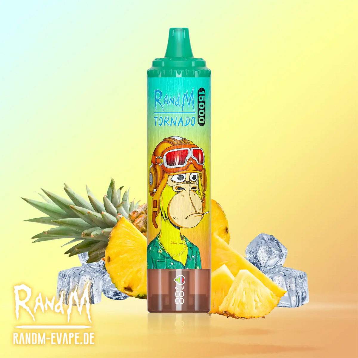 RandM Tornado Vape 15000 – Tornado Vape 15000 - Pineapple Ice