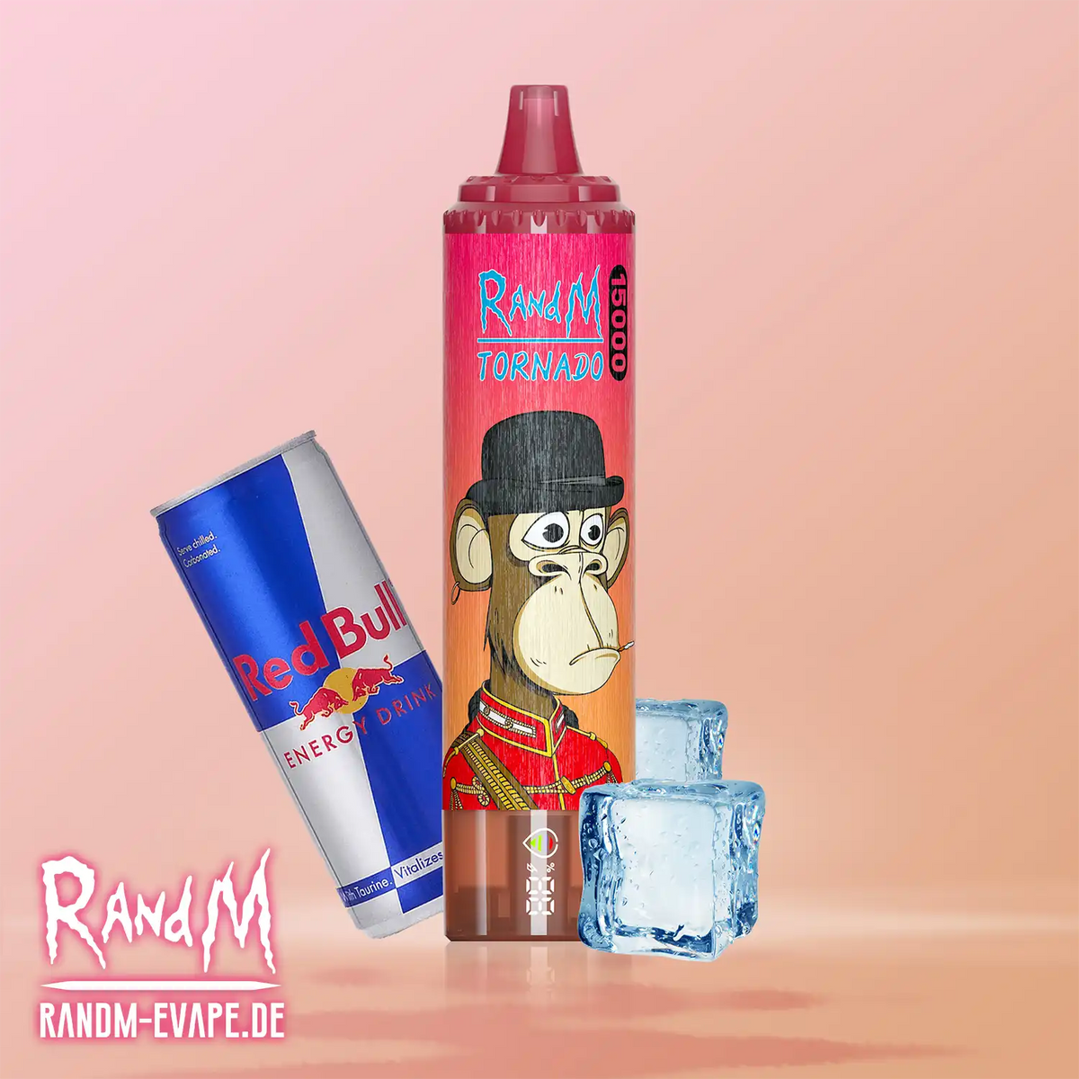 RandM Tornado Vape 15000 – Tornado Vape 15000 - Red Energy Ice